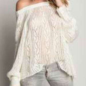 Open weeve Sweater